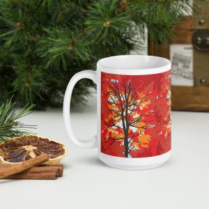 Red Tree Mug